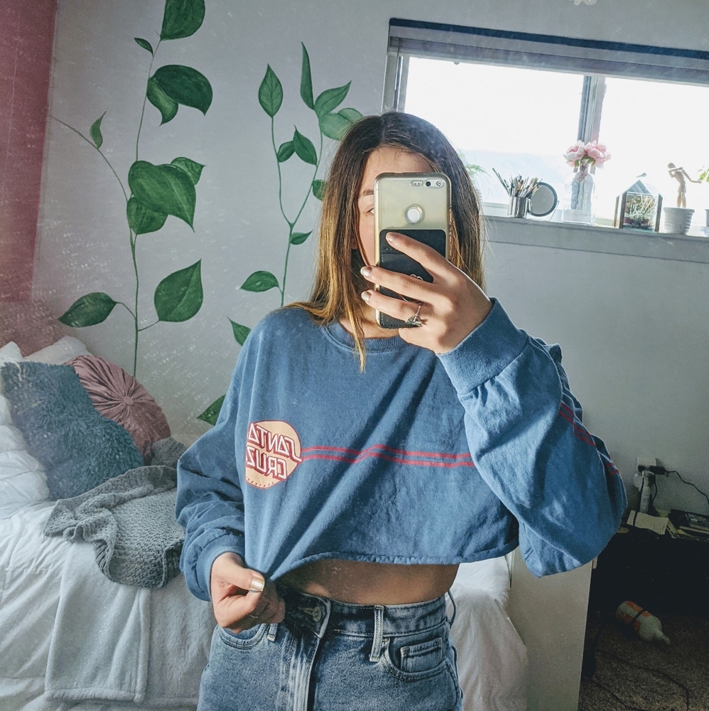 Cropped Santa Cruz sweatshirt